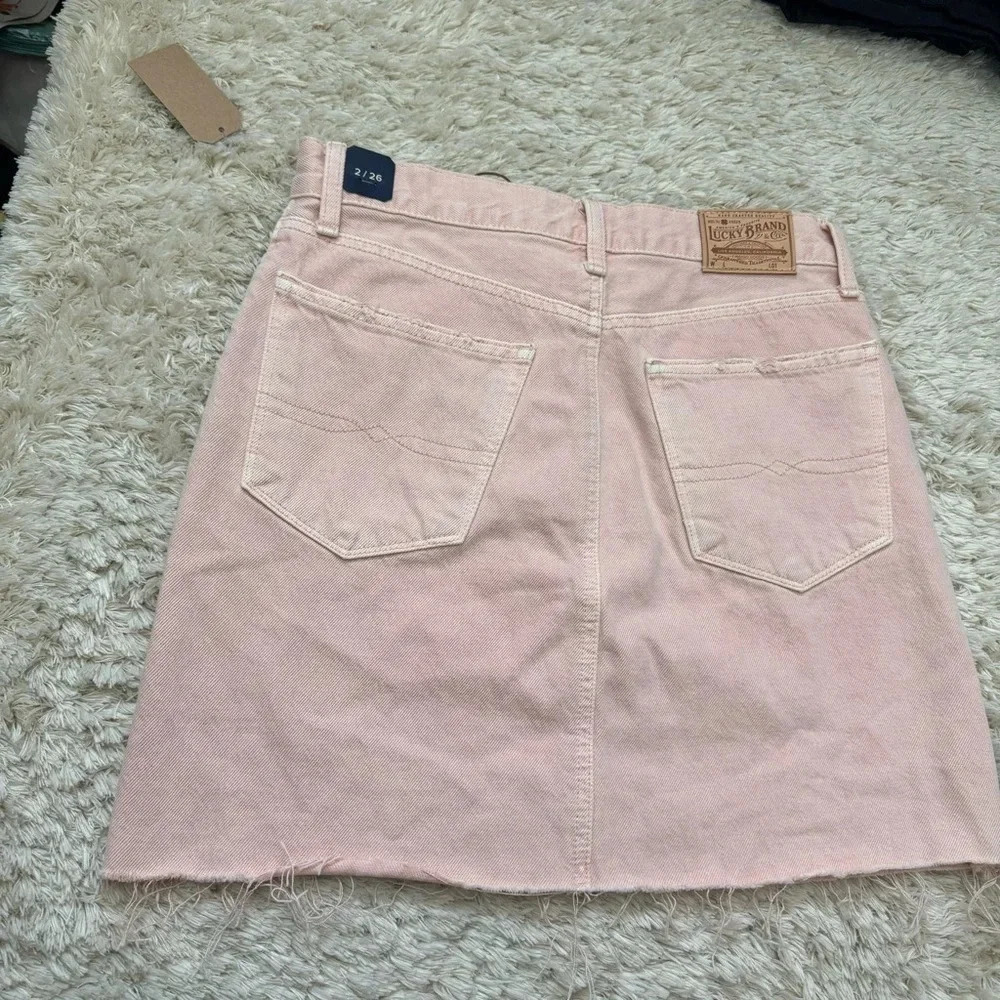 Lucky Brand Womens old Favorite mini denim skirt size 26 - Picture 6 of 14